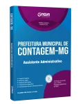 Capa Apostila Prefeitura de Contagem - MG 2026 - Assistente Administrativo