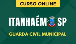 Capa Curso Prefeitura de Itanhaém - SP 2026 - Guarda Civil Municipal