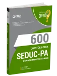 Produto Livro 600 Questões Gabaritadas para SEDUC-PA - Conhecimentos Gerais - Nova Concursos