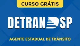 Capa Curso Grátis Detran SP - Agente Estadual de Trânsito