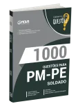 Produto Livro 1000 Questões Gabaritadas para PM-PE - Soldado - Nova Concursos