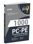 Produto Livro 1000 Questões Gabaritadas para PC-PE - Agente de Polícia - Nova Concursos