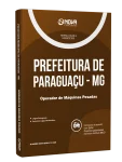 Apostila Prefeitura de Paraguaçu-MG 2026 - Operador de Máquinas Pesadas - Nova Concursos