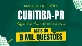 Produto Mapa de Questões Online - Pref. Curitiba-PR - Agente Administrativo - 8 Mil Questões - Nova Concursos