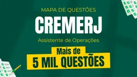 Capa Mapa de Questões Online - Cremerj - Assistente de Operações - 5 Mil Questões
